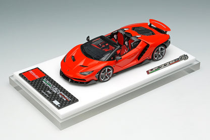 [ Back-order ] Make Up EIDOLON EM783D 1:43 Lamborghini Centenario Roadster LP770-4 2016 Rear Wing Up Rosso Mars model car