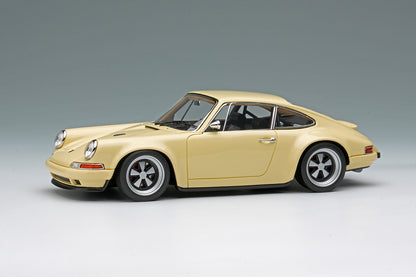 [ Back-order ] Make Up VISION VM111T 1:43 Singer 911 964 Coupe Pastel Yellow model car