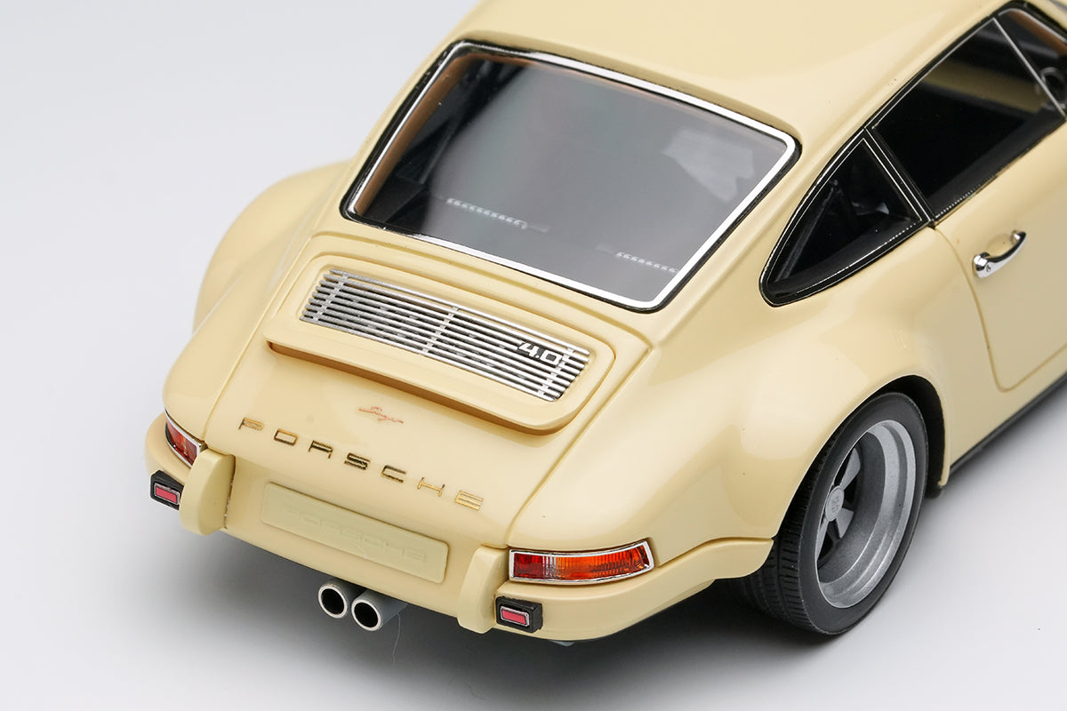 [ Back-order ] Make Up VISION VM111T 1:43 Singer 911 964 Coupe Pastel Yellow model car