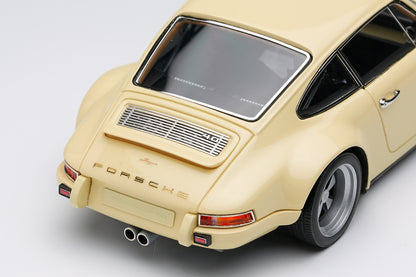 [ Back-order ] Make Up VISION VM111T 1:43 Singer 911 964 Coupe Pastel Yellow model car