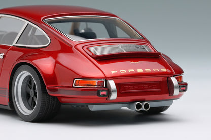 [ Back-order ] Make Up VISION VM111W 1:43 Singer 911 964 Coupe Dark Candy Red model car