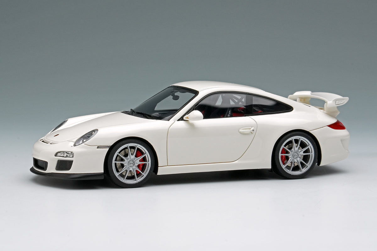 [ Back-order ] Make Up EIDOLON EM721B 1:43 Porsche 911 997.2 GT3 Clubsport 2010 Carrera White model car