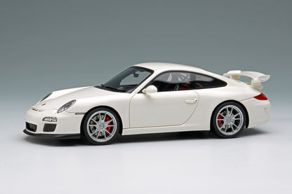 [ Back-order ] Make Up EIDOLON EM721B 1:43 Porsche 911 997.2 GT3 Clubsport 2010 Carrera White model car