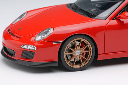 [ Back-order ] Make Up EIDOLON EM721C 1:43 Porsche 911 997.2 GT3 Clubsport 2010 Guards Red model car