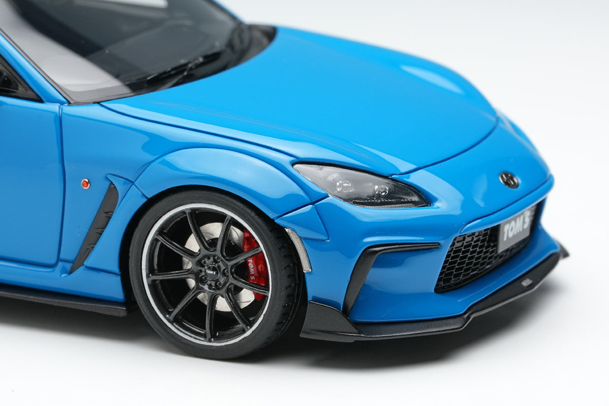 [ Back-order ] Make Up EIDOLON EM725C 1:43 TOM'S GR86 Widebody 2022 Bright Blue model car