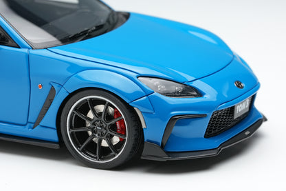 [ Back-order ] Make Up EIDOLON EM725C 1:43 TOM'S GR86 Widebody 2022 Bright Blue model car