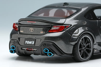[ Back-order ] Make Up EIDOLON EM725E 1:43 TOM'S GR86 Widebody 2022 Magnetite Gray Metallic model car