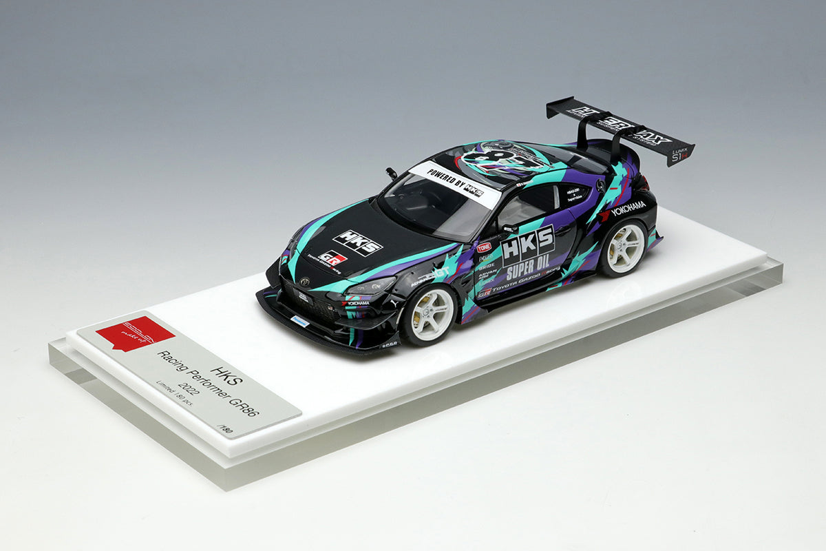 [ Back-order ] Make Up EIDOLON EM665 1:43 HKS Racing Performer GR86 model car