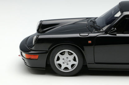 [ Back-order ] Make Up VISION VM164C 1:43 Porsche 911 964 Carrera 4 Lightweight 1990 Black model car