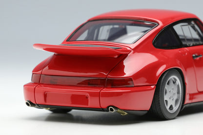 [ Back-order ] Make Up VISION VM164F 1:43 Porsche 911 964 Carrera 4 Lightweight 1990 Guards Red model car