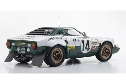 [ Back-order ] KYOSHO KS08130E 1:18 Lancia Stratos HF 1975 Monte Carlo #14 model car