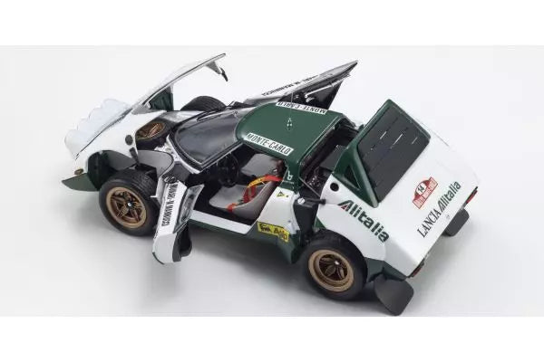 [ Back-order ] KYOSHO KS08130E 1:18 Lancia Stratos HF 1975 Monte Carlo #14 model car