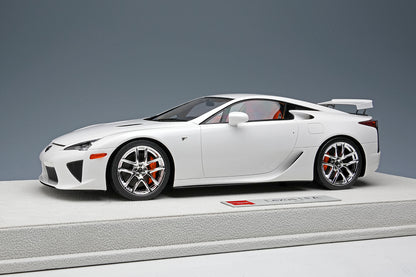 [ Back-order ] Make up EIDOLON EML111A 1/18 Lexus LFA 2010 Rear Wing up Whitest White