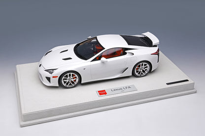 [ Back-order ] Make up EIDOLON EML111A 1/18 Lexus LFA 2010 Rear Wing up Whitest White