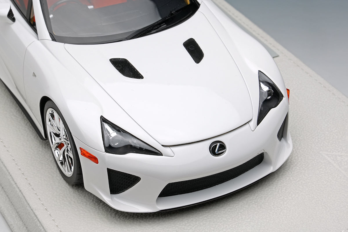 [ Back-order ] Make up EIDOLON EML111A 1/18 Lexus LFA 2010 Rear Wing up Whitest White