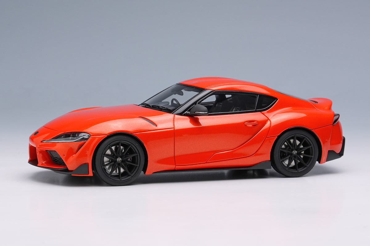 [ Back-order ] Make Up EIDOLON EM730 1:43 Toyota GR Supra RZ A91 Plasma Orange 100 Edition model car