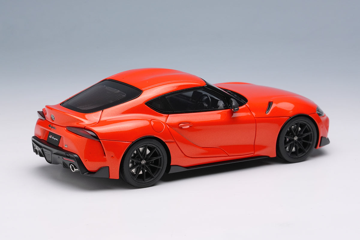 [ Back-order ] Make Up EIDOLON EM730 1:43 Toyota GR Supra RZ A91 Plasma Orange 100 Edition model car