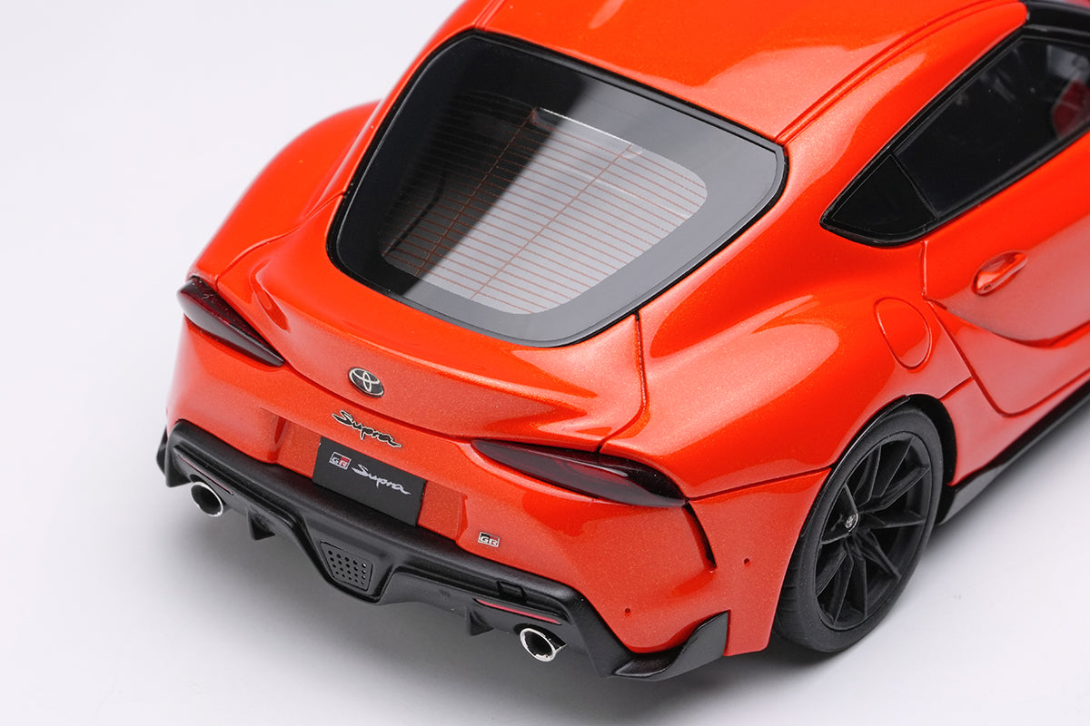 [ Back-order ] Make Up EIDOLON EM730 1:43 Toyota GR Supra RZ A91 Plasma Orange 100 Edition model car
