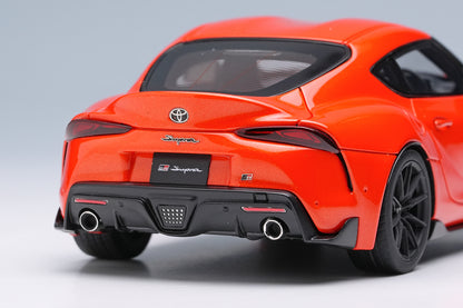 [ Back-order ] Make Up EIDOLON EM730 1:43 Toyota GR Supra RZ A91 Plasma Orange 100 Edition model car