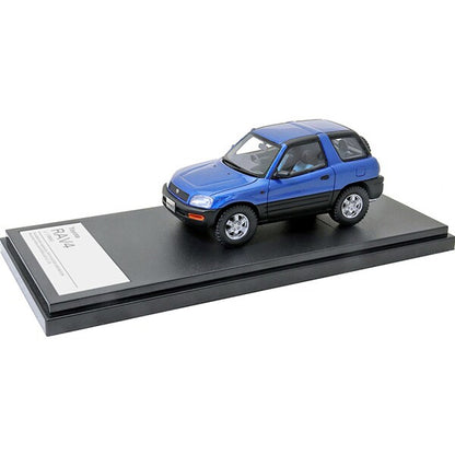 [Back-order] Hi-Story HS306BL 1:43 Toyota RAV4 J 1994 Bright Blue Metallic Resin