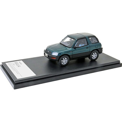 [Back-order] Hi-Story HS306GR 1:43 Toyota RAV4 J 1994 Dark Green Mica Metallic Resin