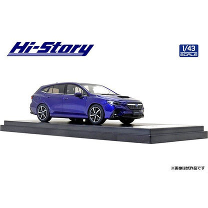 [ Back-order ] Hi-Story HS330BL 1:43 SUBARU LEVORG GT-H 2020 Lapis Lazuli Blue Pearl Diecast model car