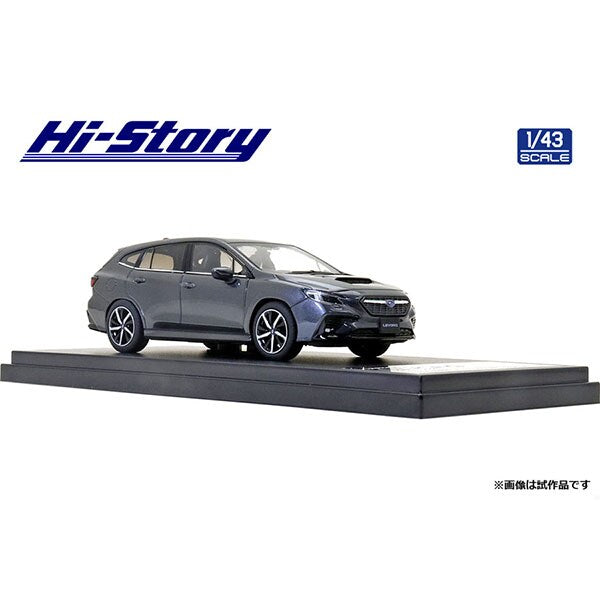 [ Back-order ] Hi-Story HS330GY 1:43 SUBARU LEVORG GT-H 2020 Magnetite Gray Metallic Diecast model car