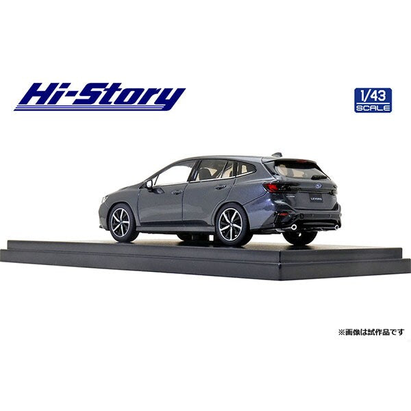 [ Back-order ] Hi-Story HS330GY 1:43 SUBARU LEVORG GT-H 2020 Magnetite Gray Metallic Diecast model car