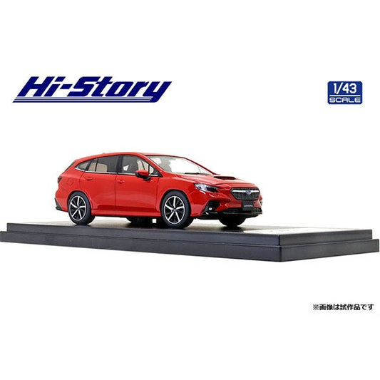 [ Back-order ] Hi-Story HS330RE 1:43 SUBARU LEVORG GT-H 2020 Pure Red Diecast model car