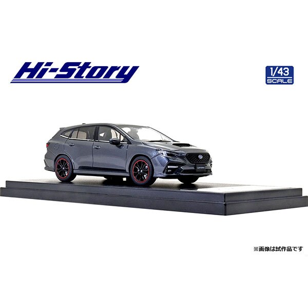 [ Back-order ] Hi-Story HS331GY 1:43 SUBARU LEVORG 2020 Sports Style Accessories Magnetite Gray Metallic Diecast model car