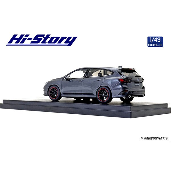 [ Back-order ] Hi-Story HS331GY 1:43 SUBARU LEVORG 2020 Sports Style Accessories Magnetite Gray Metallic Diecast model car