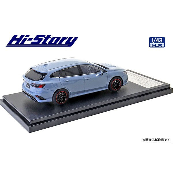 [ Back-order ] Hi-Story HS331KH 1:43 SUBARU 2020 SUBARU LEVORG Sport Style Accessories Cool Gray Khaki Diecast model car
