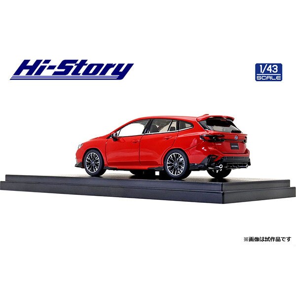 [ Back-order ] Hi-Story HS332RE 1:43 SUBARU LEVORG 2020 Dynamic Style Accessories Pure Red Diecast model car