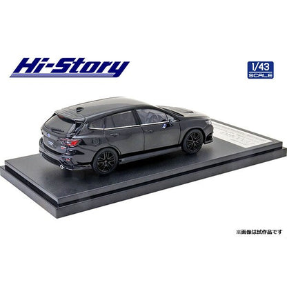[ Back-order ] Hi-Story HS333BK 1:43 SUBARU LEVORG STI Sport 2020 STI Sports Parts Crystal Black Silica Diecast model car