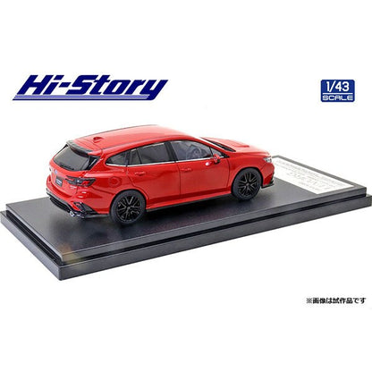 [ Back-order ] Hi-Story HS333RE 1:43 SUBARU LEVORG STI Sport 2020 STI Sports Parts Pure Red Diecast model car