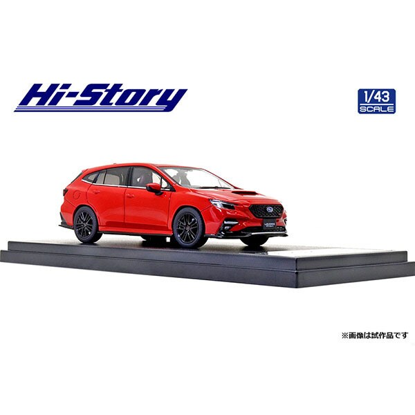 [ Back-order ] Hi-Story HS333RE 1:43 SUBARU LEVORG STI Sport 2020 STI Sports Parts Pure Red Diecast model car