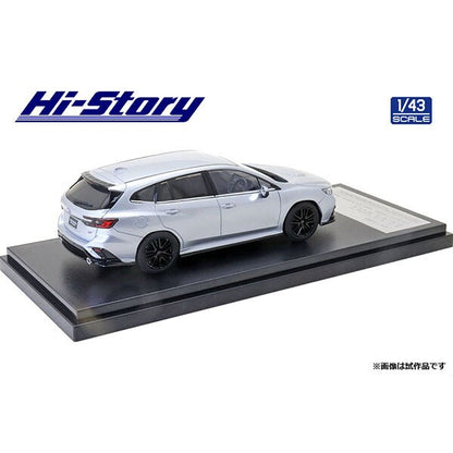 [ Back-order ] Hi-Story HS333SL 1:43 SUBARU LEVORG STI Sport 2020 STI Sports Parts Ice Silver Metallic Diecast model car