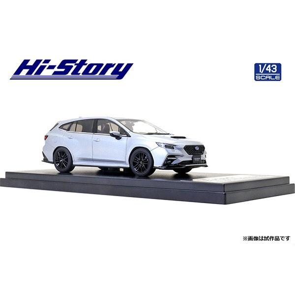 [ Back-order ] Hi-Story HS333SL 1:43 SUBARU LEVORG STI Sport 2020 STI Sports Parts Ice Silver Metallic Diecast model car