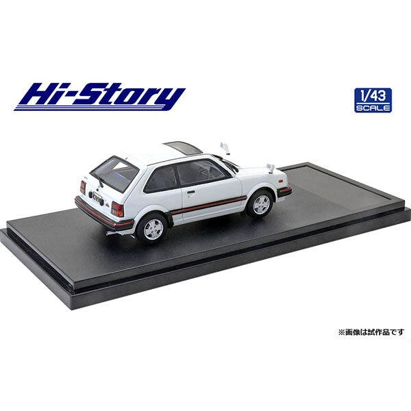 [Back-order] Hi-Story HS316WH 1:43 Honda CIVIC CX-S 1981 White Resin