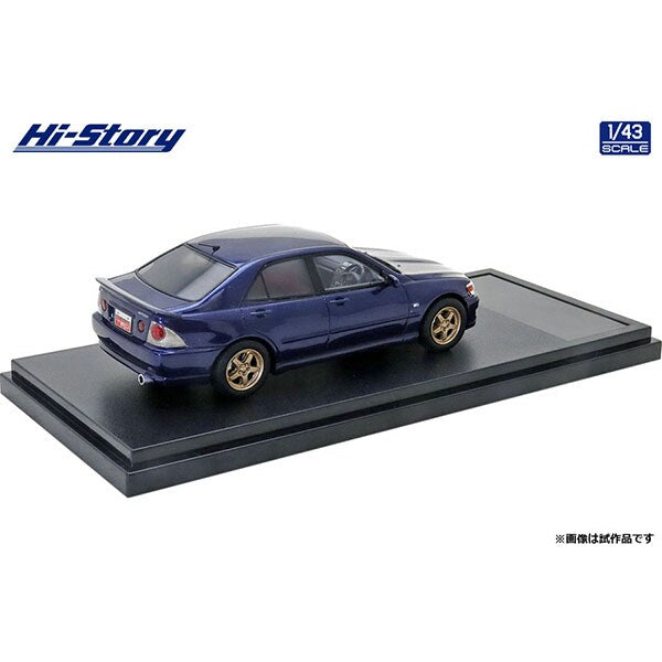 [Back-order] Hi-Story HS337BL 1:43 Toyota ALTEZZA RS200 TRD 1998 Blue Mica Resin