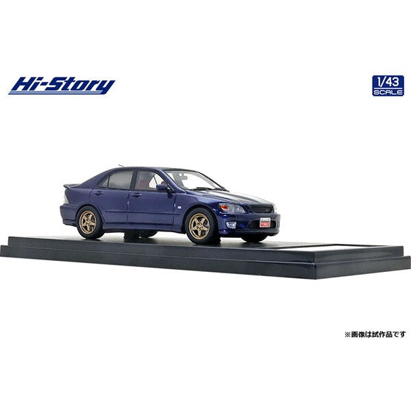 [Back-order] Hi-Story HS337BL 1:43 Toyota ALTEZZA RS200 TRD 1998 Blue Mica Resin