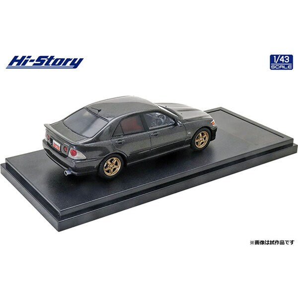 [Back-order] Hi-Story HS337GY 1:43 Toyota ALTEZZA RS200 TRD 1998 Dark Gray Mica Metallic Resin