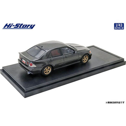 [Back-order] Hi-Story HS337GY 1:43 Toyota ALTEZZA RS200 TRD 1998 Dark Gray Mica Metallic Resin