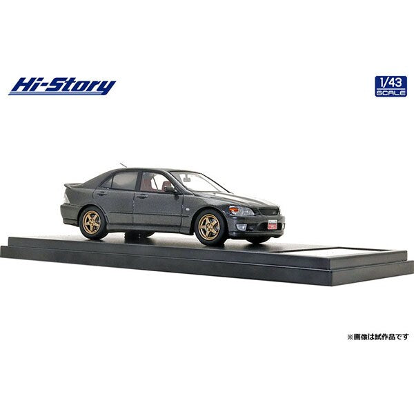 [Back-order] Hi-Story HS337GY 1:43 Toyota ALTEZZA RS200 TRD 1998 Dark Gray Mica Metallic Resin