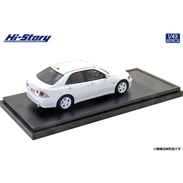 [Back-order] Hi-Story HS337WH 1:43 Toyota ALTEZZA RS200 TRD 1998 Super White II Resin