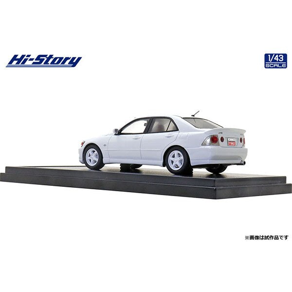 [Back-order] Hi-Story HS337WH 1:43 Toyota ALTEZZA RS200 TRD 1998 Super White II Resin