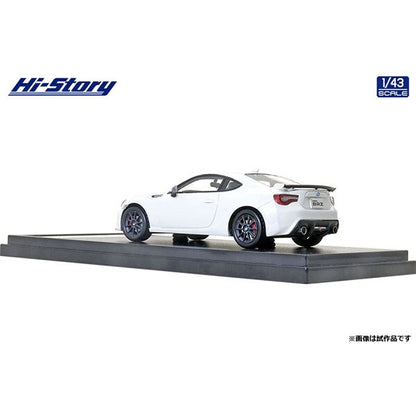 [Back-order] Hi-Story HS322WH 1:43 SUBARU BRZ 2.0 GT 2016 Crystal White Pearl Resin