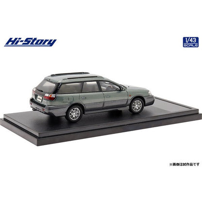 [Back-order] Hi-Story HS349GR 1:43 SUBARU LEGACY Lancaster 6 2001 Mist Green Opal/Ash Gray Metallic Resin