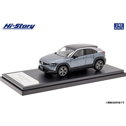 [ Back-order ] Hi-Story HS346GY 1:43 MAZDA MX-30 EV MODEL 2021 Polymetal Gray Metallic 3-tone Diecast model car