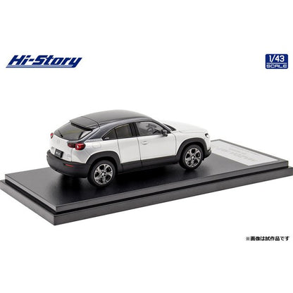 [ Back-order ] Hi-Story HS346WH 1:43 MAZDA MX-30 EV MODEL 2021 Ceramic Metallic 3-tone Diecast model car